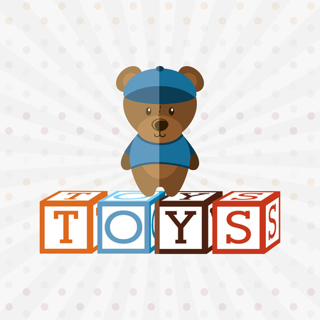 toys kids design, vector illustration eps10 graphicのイラスト素材