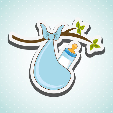 baby shower icon design, vector illustration eps10 graphicのイラスト素材