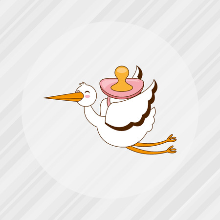 baby shower icon design, vector illustration eps10 graphicのイラスト素材