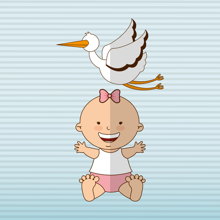 baby shower icon design, vector illustration eps10 graphicのイラスト素材