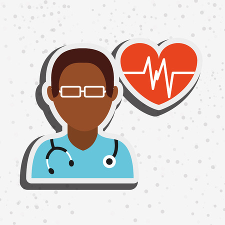 health professional design, vector illustrationのイラスト素材
