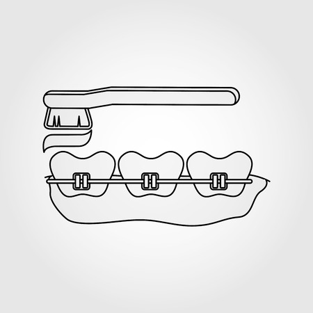 dental health care design, vector illustration eps10 graphicのイラスト素材