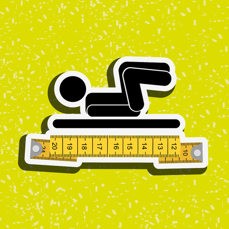 lose weight design, vector illustration eps10 graphicのイラスト素材