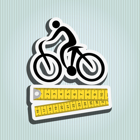 lose weight design, vector illustration eps10 graphicのイラスト素材