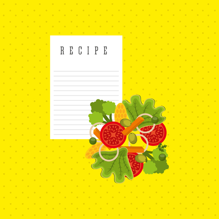 healthy cooking design, vector illustration eps10 graphicのイラスト素材