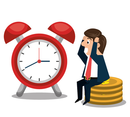 tax time design, vector illustration eps10 graphicのイラスト素材