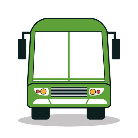 bus icon design, vector illustration eps10 graphicのイラスト素材