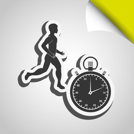 fitness lifestyle design, vector illustration eps10 graphicのイラスト素材