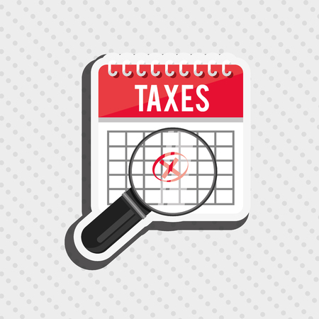 tax time design, vector illustration eps10 graphicのイラスト素材