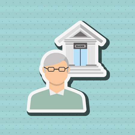 banking and finance design, vector illustration  graphicのイラスト素材