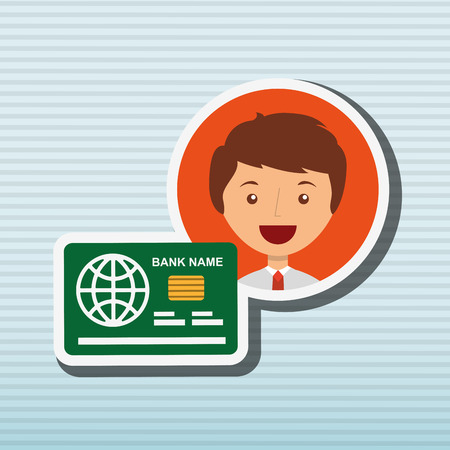 credit card  design, vector illustration eps10 graphicのイラスト素材