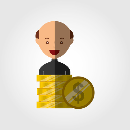 business person design, vector illustration eps10 graphicのイラスト素材