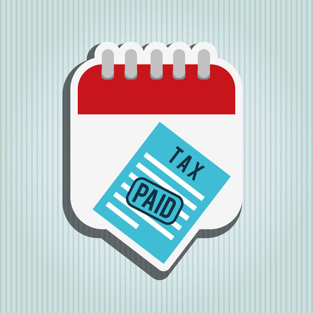 tax time design, vector illustration eps10 graphicのイラスト素材