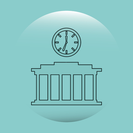 justice flat icon design, vector illustration eps10 graphicのイラスト素材