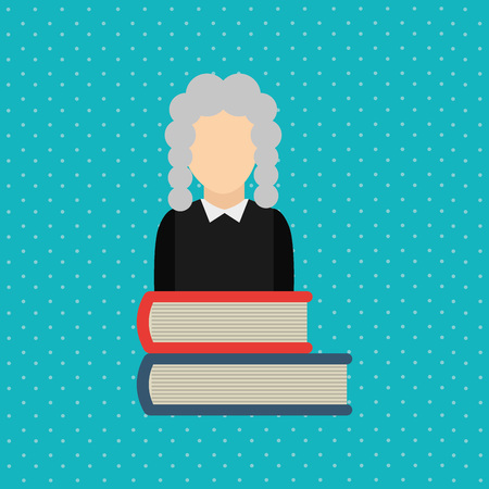 justice flat icon design, vector illustration eps10 graphicのイラスト素材