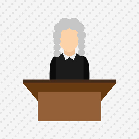 justice flat icon design, vector illustration eps10 graphicのイラスト素材