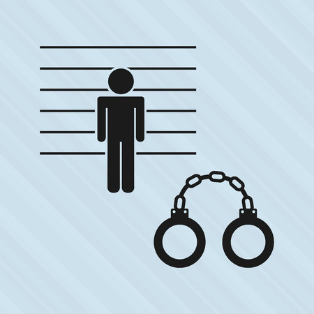 justice flat icon design, vector illustration eps10 graphicのイラスト素材