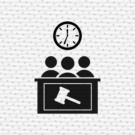 justice flat icon design, vector illustration eps10 graphicのイラスト素材