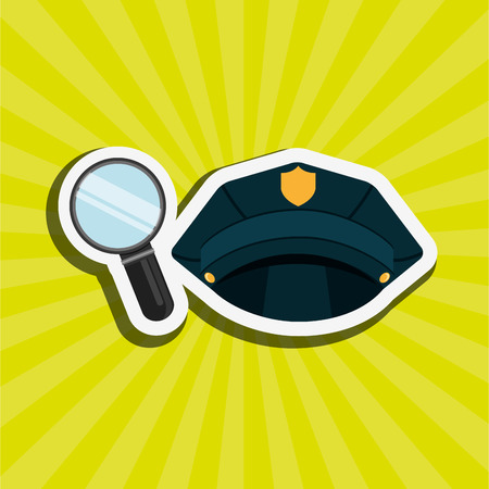 justice flat icon design, vector illustration eps10 graphicのイラスト素材