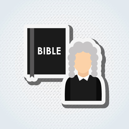 justice flat icon design, vector illustration eps10 graphicのイラスト素材