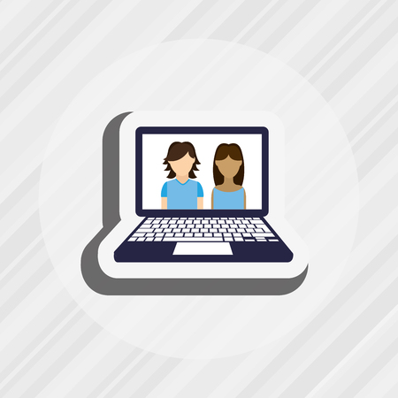 avatar person design, vector illustration eps10 graphicのイラスト素材