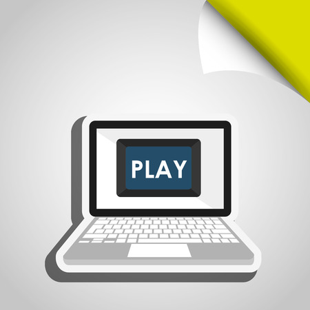 online cinema  design, vector illustration eps10 graphicのイラスト素材