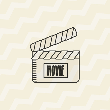 filmed entertainment design, vector illustration eps10 graphicのイラスト素材