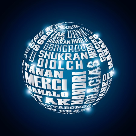 thank you card design, vector illustration eps10 graphicのイラスト素材