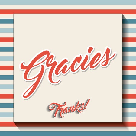 thank you card design, vector illustration eps10 graphicのイラスト素材