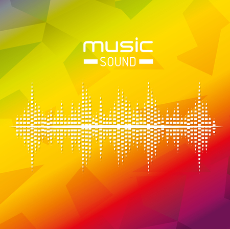 music sound  design, vector illustration eps10 graphicのイラスト素材