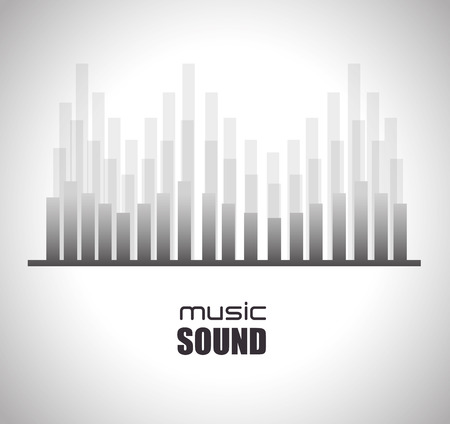 music sound  design, vector illustration eps10 graphicのイラスト素材
