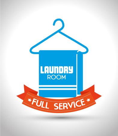 laundry full service design, vector illustration eps10 graphicのイラスト素材