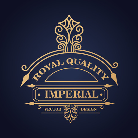 emblem royal quality design, vector illustration eps10 graphicのイラスト素材