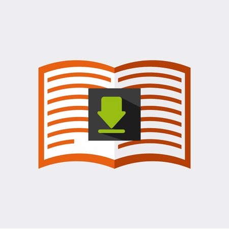 download e-book design, vector illustration eps10 graphicのイラスト素材