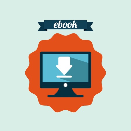 download e-book design, vector illustration eps10 graphicのイラスト素材
