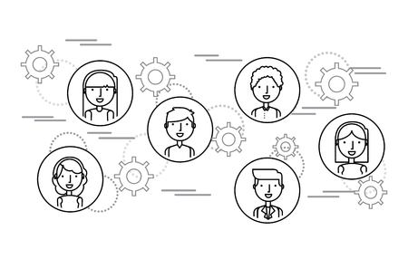 training course  design, vector illustration eps10 graphicのイラスト素材