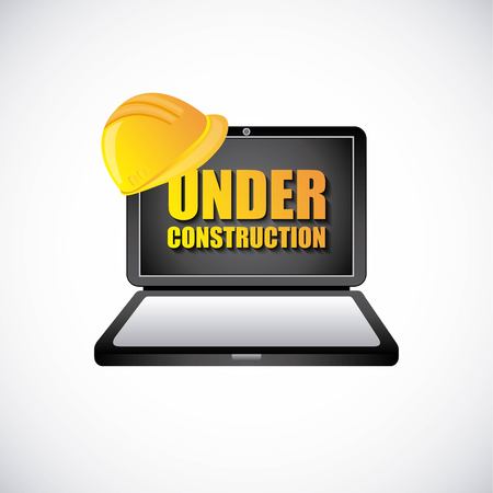 Under construction design, vector illustration eps10 graphicのイラスト素材
