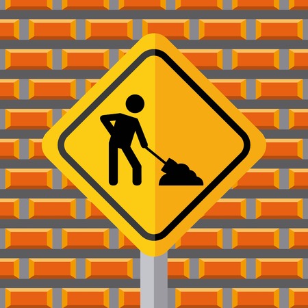 Under construction design, vector illustration eps10 graphicのイラスト素材