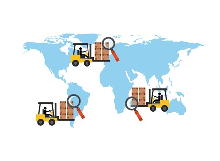 delivery service design, vector illustration eps10 graphicのイラスト素材