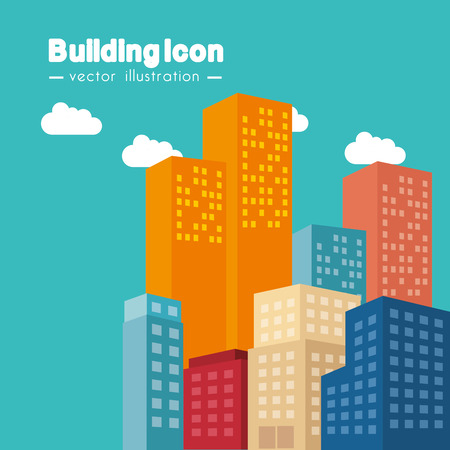 building icon  design, vector illustration eps10 graphicのイラスト素材