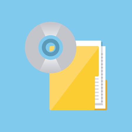 data storage design, vector illustration eps10 graphicのイラスト素材