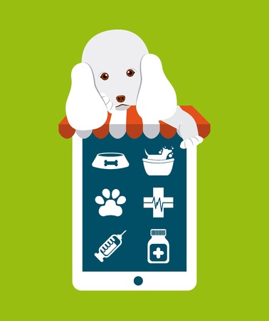 pet service design, vector illustration eps10 graphicのイラスト素材