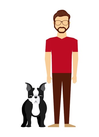 pet service design, vector illustration eps10 graphicのイラスト素材