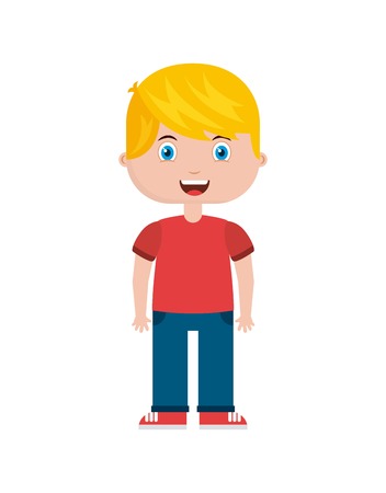 happy kids design, vector illustration eps10 graphicのイラスト素材