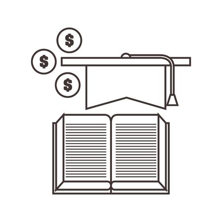 education icon design, vector illustration eps10 graphicのイラスト素材