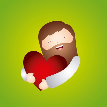Catholic love design, vector illustration eps10 graphicのイラスト素材
