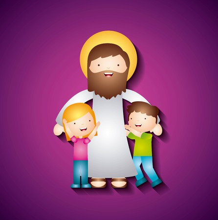 Catholic love design, vector illustration eps10 graphicのイラスト素材