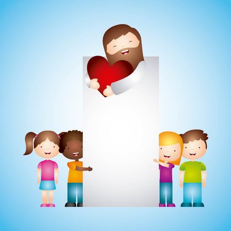 Catholic love design, vector illustration eps10 graphicのイラスト素材