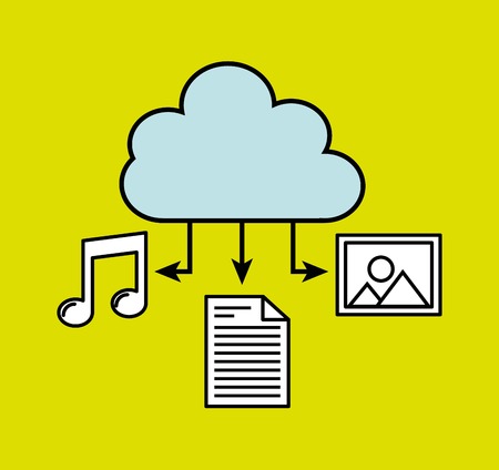 cloud computing design, vector illustration eps10 graphicのイラスト素材