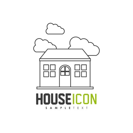 house icon design, vector illustration eps10 graphicのイラスト素材